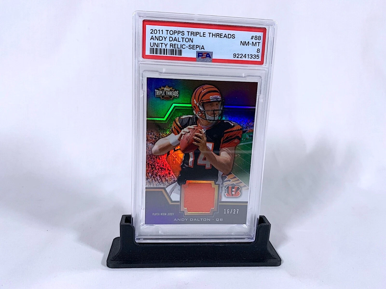 Andy Dalton Topps Triple Threads Unity Relic #88 Sepia