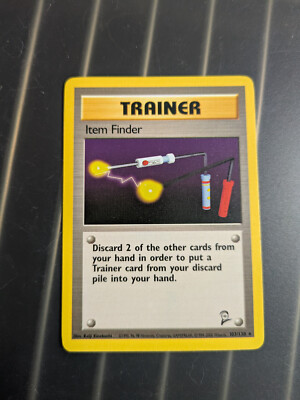 Item Finder 103/130 WOTC Base Set 2 Rare Vintage Pokemon TCG Card NM
