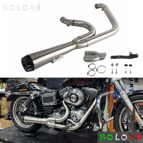 For 06-17 Harley Dyna FXD Street Bob FXDB Low Rider FXDL Exhaust System ...