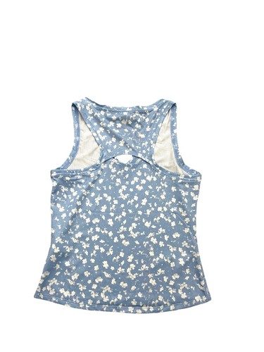 NWT Nike Court Womens Tennis Blue White Floral Victory Tank Top S DA4734-468 - Picture 6 of 7