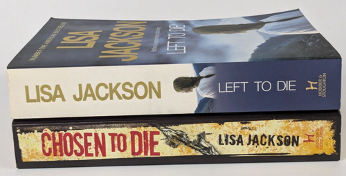Left to Die + Chosen to Die by Lisa Jackson (2008 + 2009) Large Paperback - Picture 2 of 11