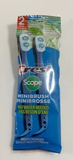 Crest Scope Minibrush, 2 Ct BRAND NEW SEALED