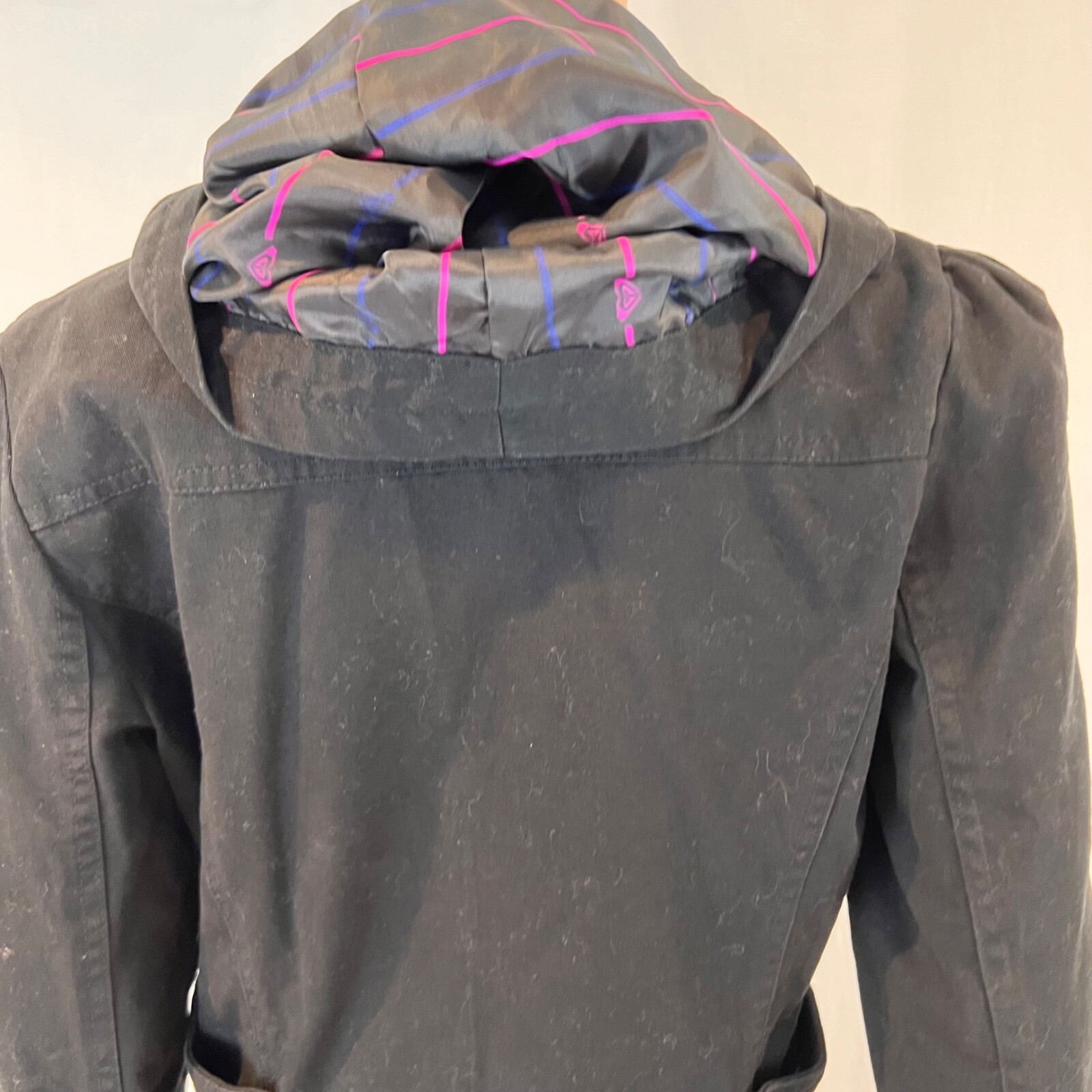 Roxy Womens Size Medium Button Up Jacket With Hoo… - image 5