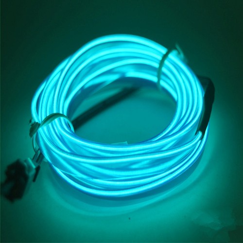 1M/ 2M/ 3M/ 4M/ 5M EL-Draht Neon Leuchtschnur Wire mit Steuerung Strobe Party - Bild 6 von 12