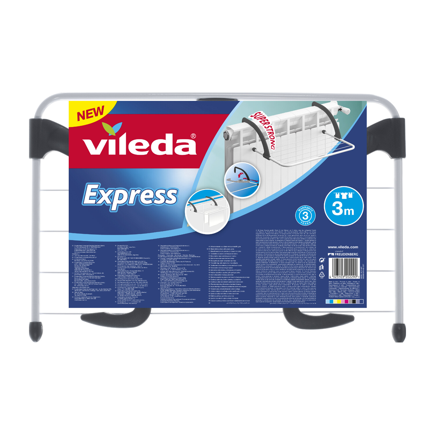Sèche-linge pour balcon Vileda Express idéal petits appartements et studios