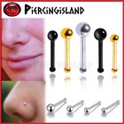 <!--F#f_0-->22g Nose Ear Cartilage Ball Stud Ring Bar Piercing Retainer 316L Steel Piercing<!--F/-->