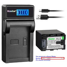 Kastar Battery LCD Charger for JVC BN-VG138 JVC Everio GZ-HM435 Everio GZ-HM440