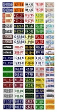 1/18 scale model car assorted Ohio license plates state tags