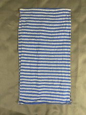 Tickled Pink Infinity Blue and Gray Striped Scarf T-Shirt Type Material