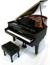 SEGA TOYS Grand Pianist 1/6 Scale Miniature Grand Piano Black