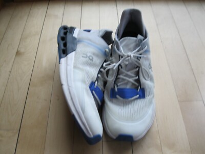 On Cloudnova Flux Swiss Enginering Mesh Road Running Sneaker Shoe White Men 9