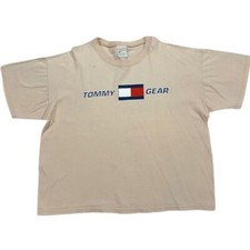 Vintage 90s Tommy Hilfiger Jeans Logo Promo USA Made Graphic T Shirt