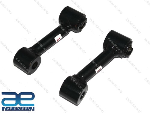 Arrière Repose Pied Peg Soutien Kit Personnalisé Noir Peint Pour Royal Enfield - Photo 5/12