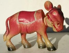 Donkey Figurine Celluloid Nodder Made in Occupied Japan Hanger Missing 2 Piece 