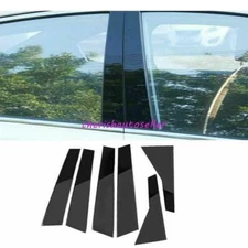 For Cadillac XT5 2017-2025 Glossy Black PC Window center pillar B-C Post Trim