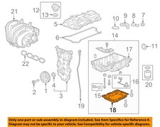 GM OEM 16-22 Canyon,Colorado Engine Engine Parts-Lower Oil Pan 12673401