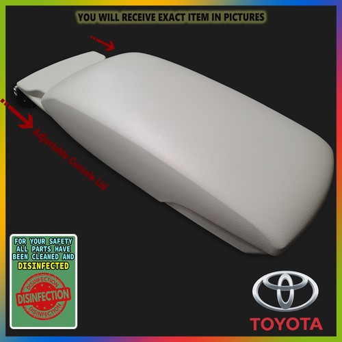 SLIDING GRAY 07-11 TOYOTA CAMRY XLE ARMREST CENTER CONSOLE LID LATCH ARM REST