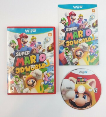 Wii U - Nintendo Super Mario 3D World Tested Works Free Shipping