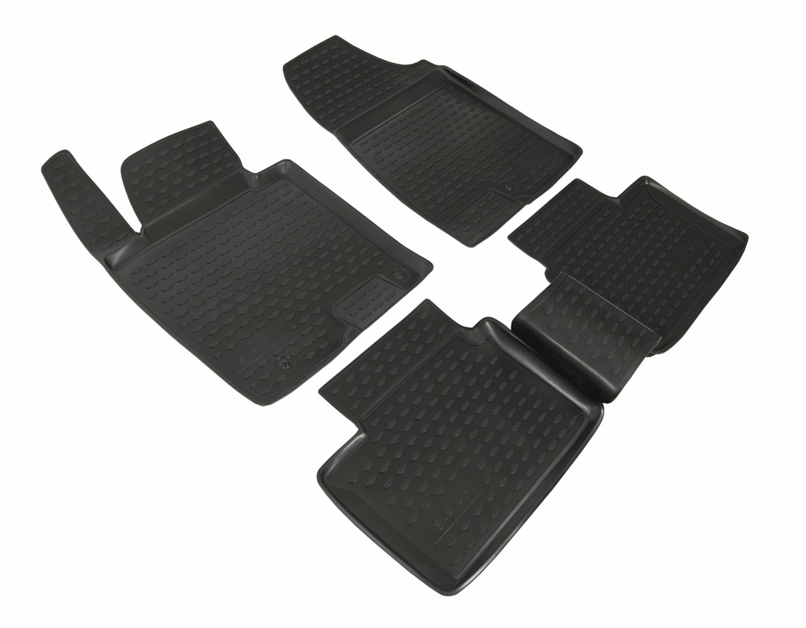 Tapis de sol caoutchouc Kia Ceed 2012 2013 2014 2015 2016 2017 2018 auto noir 4 pièces