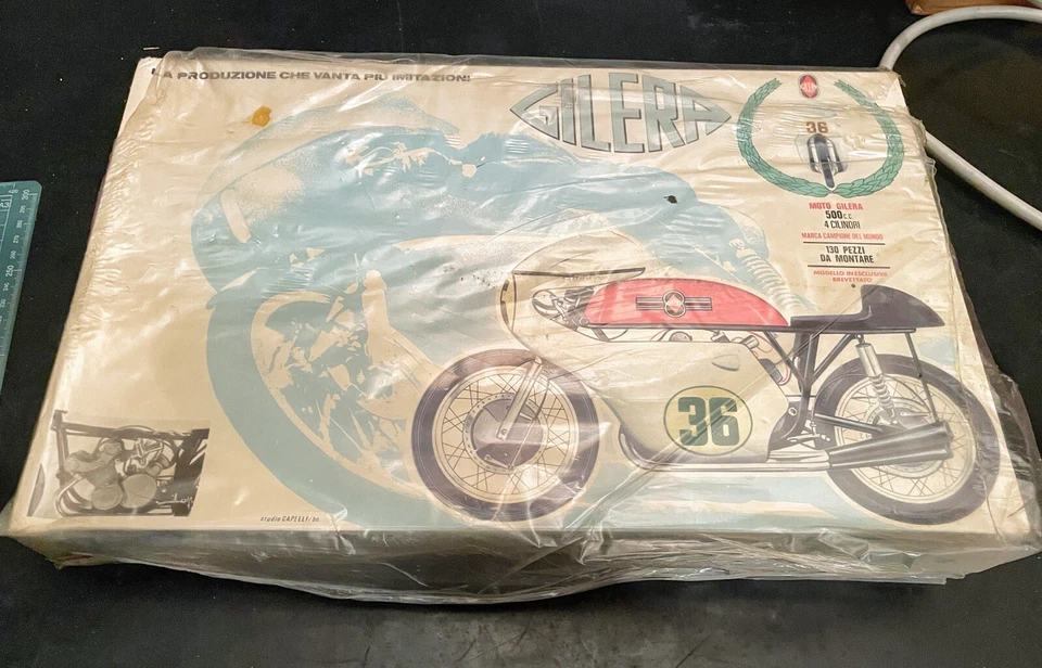 Kit Protar 1/9 Gilera 500 4c Nuovo, Fuori Produzione, Molto Rara - Immagine 2 di 2