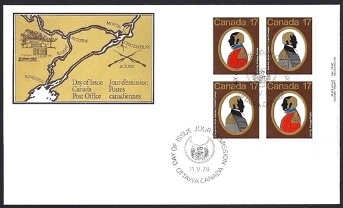 Canada  # 819 - 820 LRpb    CANADIAN COLONELS        Brand New 1979  Issue