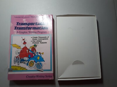 BOX ONLY Transportaion Transformation Learning Lab Creative Graphic Writing