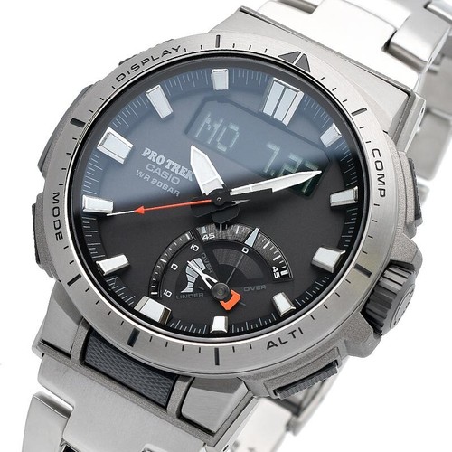 Casio Protrek Watch PRW70YT7JF Men's Analog Digital Round Face