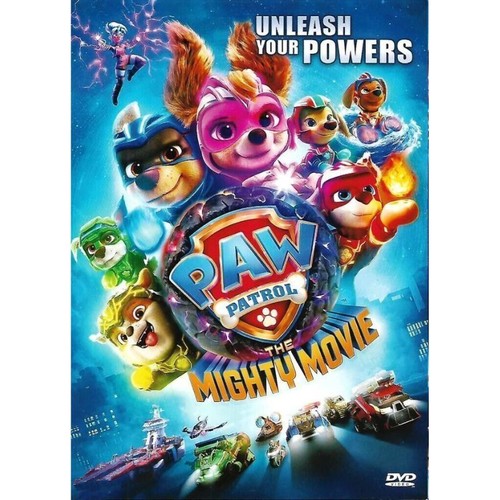 DVD Paw Patrol: The Mighty Movie Animation Film Kids Family, Unleash Your Power - Picture 1 of 3