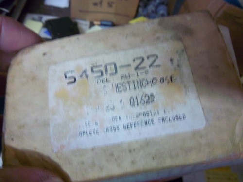 NUEVO ROBERTSHAW Westinghouse Horno Termostato 5450-224 ~ Pasillo B - Imagen 9 de 9