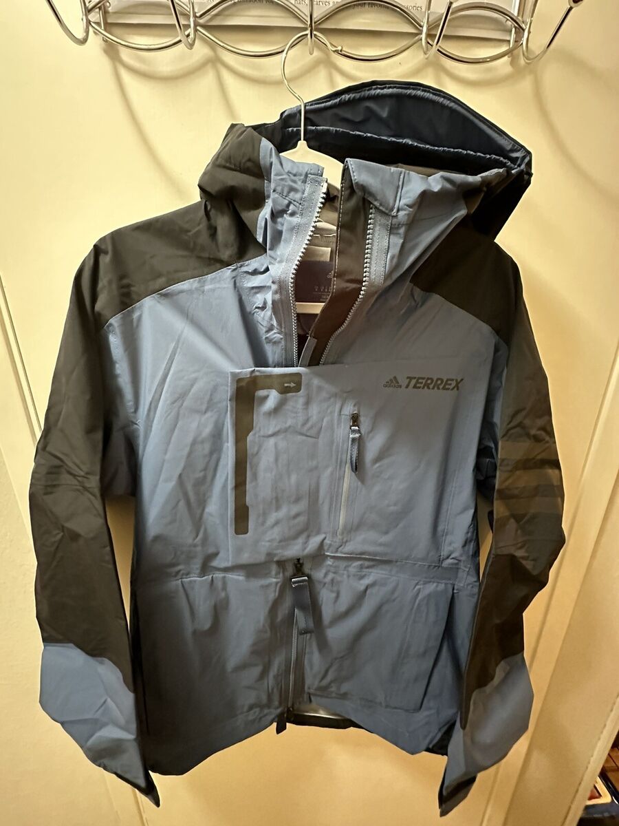 Adidas TERREX Xploric RAIN.RDY Hiking Jacket Black Size XS Adidas TERREX Xploric RAIN.RDY Hiking Jacket Black Size XS