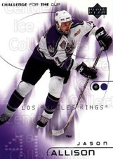 2001-02 UD Challenge for the Cup #39 Jason Allison
