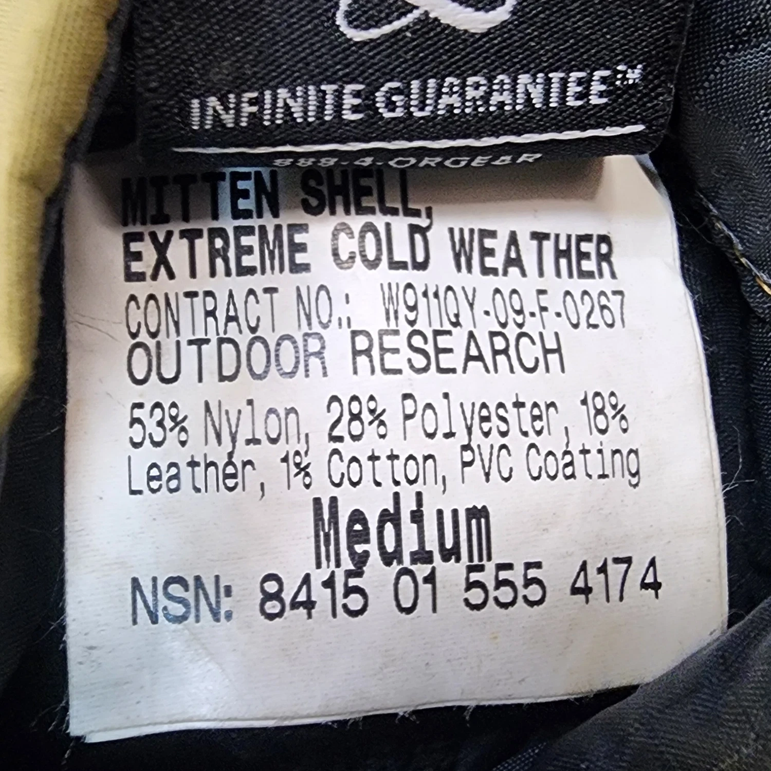outdoor-research serviceable coyote with liners mocinc.1982 
