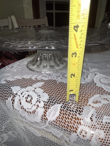 Southern Living at Home Charleston Cake Pedestal Ruffle Edge Vine Trio 8” 10” 12 - Picture 7 of 7