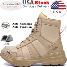 Mens Safety Shoes Steel Toe Cap Work Boots Non-slip Indestructible Sneakers Size