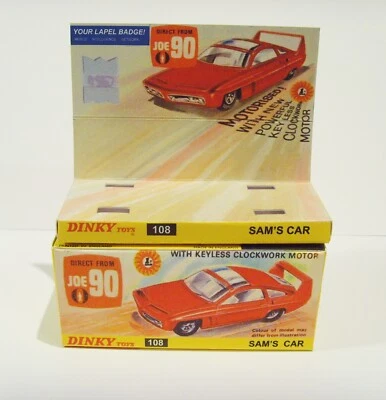 DINKY TOYS No.108 - SAM'S CAR- JOE 90 Custom display box and tray ONLY.