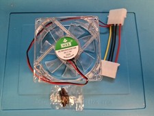 Fan (Lüfter) 80x80x24mm 12V Transparenter Ku...