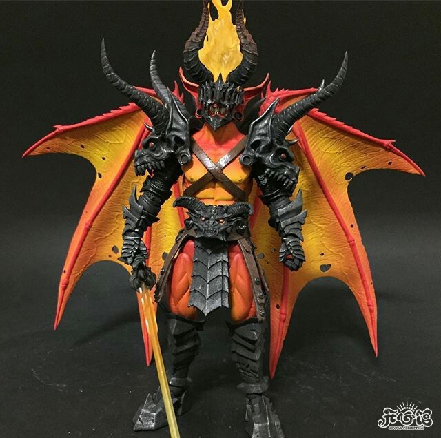 New Mythic Legions AETHON & ARETHYR Fire Demon Horse Set Four