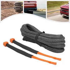 Towing Rope 1"x30' Recovery Rope 48000lbs Kinetic Energy Tow Rope w/ Carry Bag