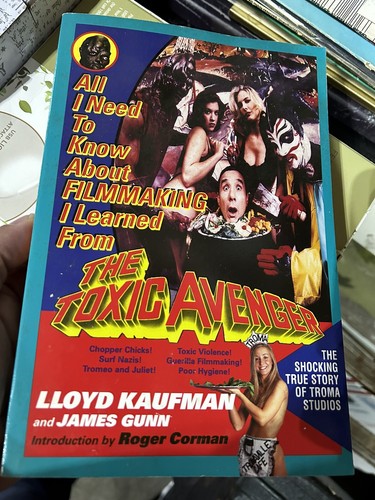 Toxic Avenger Lloyd Kaufman AUTOGRAPHED Book Signed!
