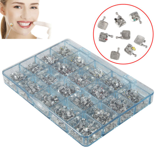 Dental Metal Orthodontics Monoblock Brackets Brace MINI MBT.022 345 Hooks CH - 第 2/11 張圖片