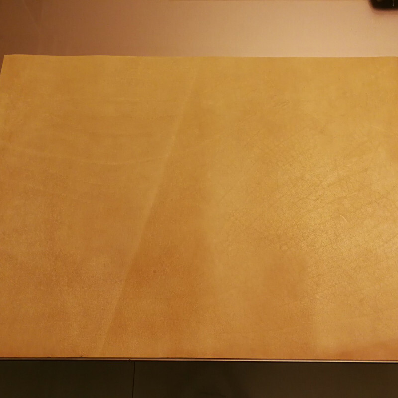 5mm DIY Thick Natural Veg Tanned Cowhide Leather Scabbard Sew Craft 10/20/30cm - Foto 12