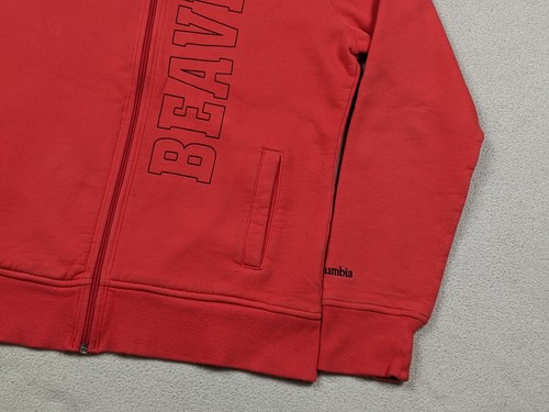 Felpa con cappuccio Columbia Oregon State Beavers full zip fori pollice arancione donna grande - Foto 5 di 12