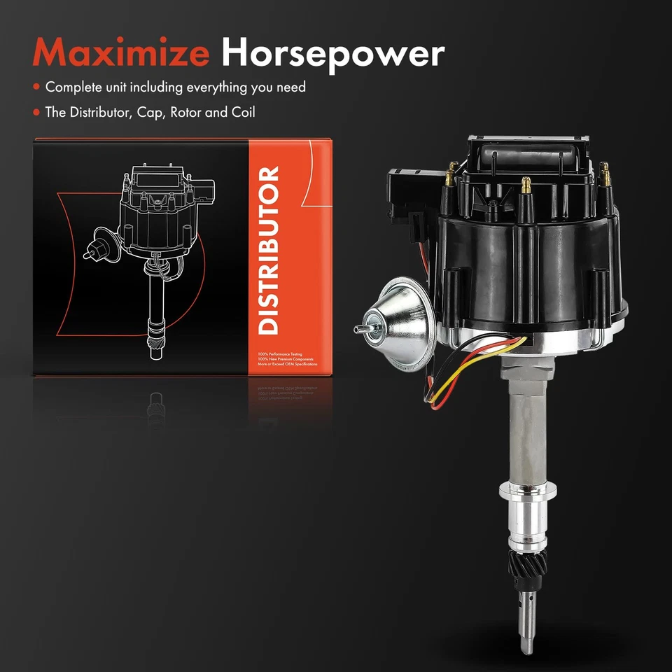 Distribuidor de encendido con tapa y rotor para Chevrolet C10 Suburban 78-80 Camaro Foto 2 de 4