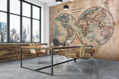 3D Retro Hemisphere 17776NA Wallpaper Wall Murals Removable Wallpaper Fay