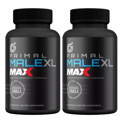 #ad Primal Male XL MAX for Men ED Supplement for men BigD Fast Ship 2 Pack $38.75