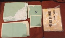 CORREDO VINTAGE MILLY ARTIGIANA BURANO A TELAIO TOVAGLIA TOVAGLIOLI LENZUOLO