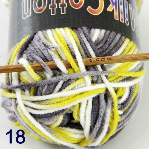 AIP New 3Skeinsx50g Soft DK Baby Cotton Crochet Yarn Hand Wool Scarf Knitting 18 - Picture 4 of 6
