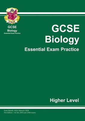 GCSE Biology Essential Exam Practice - Higher Level, CGP Books, Good Condition,