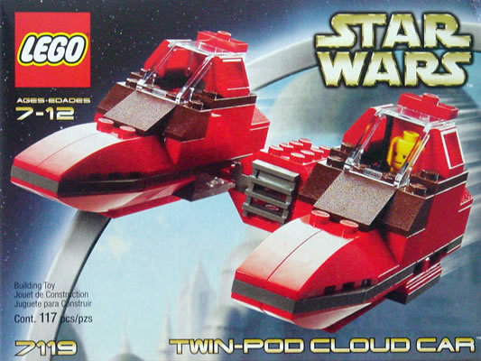 LEGO 7119 - STAR WARS - TWIN-POD CLOUD CAR - 2002 | eBay