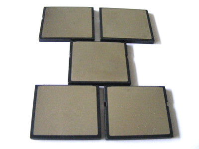 5 x 256MB Compact Flash Card ( 5 x 256 MB CF Karte ) gebraucht